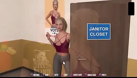 Üniversite kralı #3 Lindsey'e yardım etmeye gittim