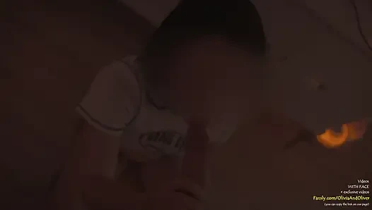 Boquete tarde da noite depois da festa veio na língua