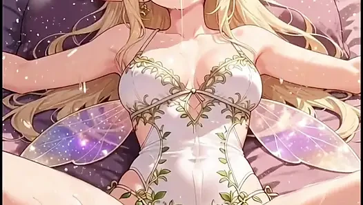 Sarışın elf anime kız
