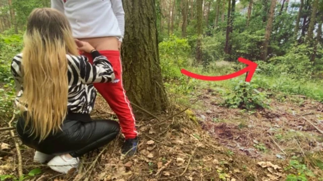 Forest Sex Voyeur Watching Us! Creepy!