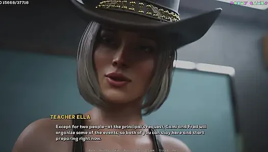 Shamandev'in arzu gölgeleri - kolej cosplay etkinliği, sınıf mastürbasyonu 61