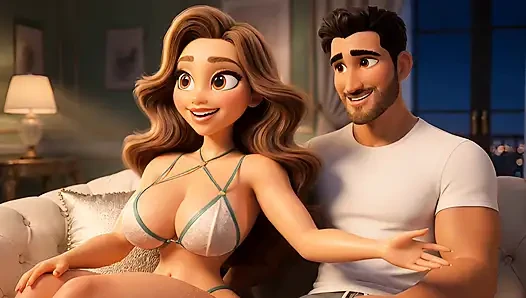 Ep9-From Chubby & Ignored to Curvy Cock Tease-Wife in Emerald Micro Bikini With a handsome black man