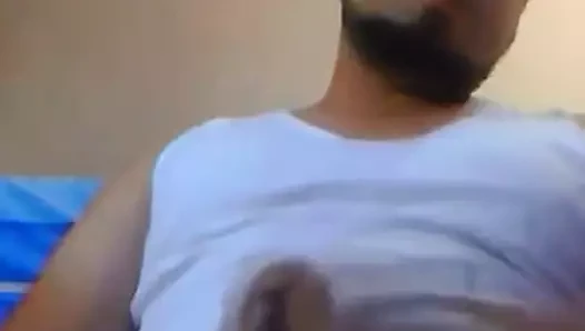 Sıcak Latin adam ile kalın çük