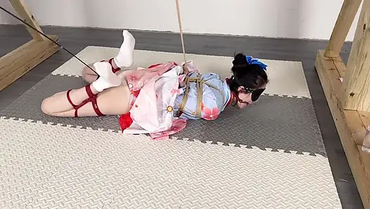 Güneşli bir günde kimono giymenin doruk versiyonu