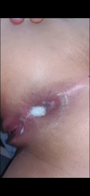 СПЕРМА ВНУТРИ МОЕЙ ЗАДНИЦЫ!!