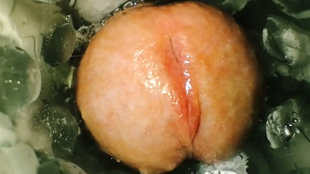 Yakın çekim amda yarak ve yavaş çekim boşalma, lezzetli sperm senin için