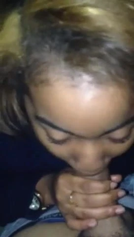 Hot BJ By A Black Beauty - POV