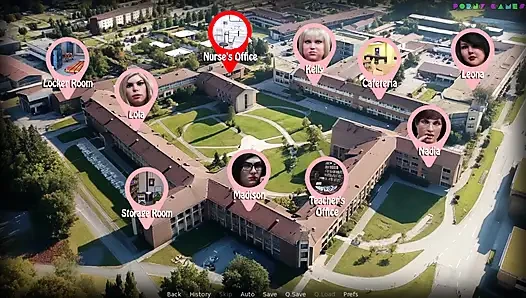 Chaixas Games'in tombul akademisi: kampüste hepsini iri güzel kadınla