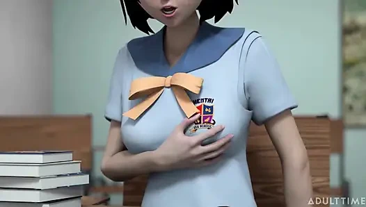 Hentai seks koleji bölüm 2 - büyük memeli hentai orta yaşlı seksi kadın tüm sınıfın önünde öğrencisinin boşalması için yalvarıyor!