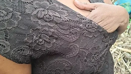 Açık havada köylü evli kadın günün en ateşli videosu