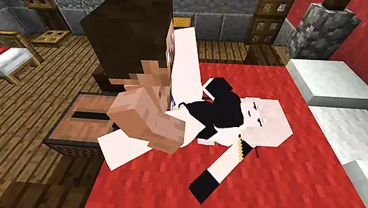Minecraft Jenny mod prens olma ve sikiş kraliçesi Cassiopeia amcığıyla nasıl hizmet vereceğini biliyor