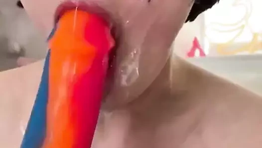 mia calvin ahegao deepthroat