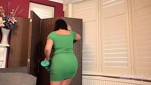 Auntjudys - BBW Latina MILF Montse Swinger Finds Her Hubby's Porn