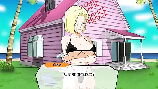 Hybrid Eroventures - The Cute Panties of Android 18