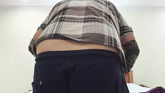 Indian Bhabhi invite a Big dick bull when husband is not home