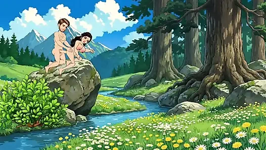 Neelam bhabhi jungle me fake cock chut me dal rahi thi, Raju comes and fucks Neelam ki bade lund se chudai karta hai.