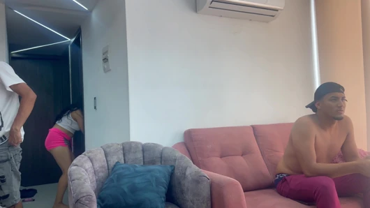 While my stepfather sleeps I take the opportunity to fuck my stepsister