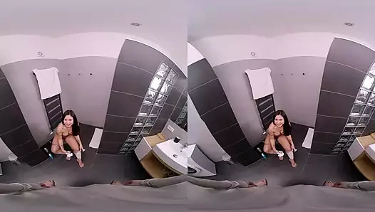 Onu izlerken tahrik oluyor - sanal gerçek porno