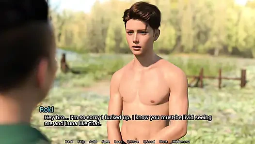 Plaj evi - Ruki minibüste luna'ya sikişiyor ve luna amının içine boşalıyor