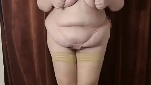 İri güzel kadın minik kıyafet tryon haul