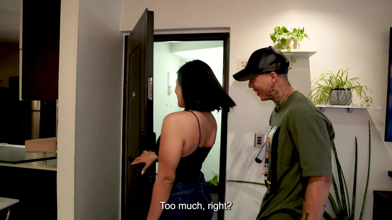 Horny Bigass Latina its invited by Bodybuilder Friend to try sexy lingeries and finish having rough sex, Kylei Eliish, Zeuswhite