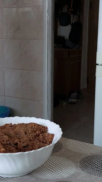 Sensual hairy woman in the kitchen. Sexy mom, hairy pussy, big ass, vacuuming the house naked. Hairy Latina big… | Clip 1