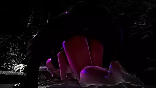 Ateşli 3 boyutlu sikiş