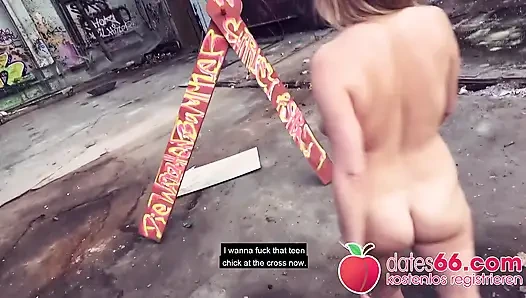 Büyük doğal memeler Candy Alexa Berlin havaalanında sikiliyor
