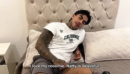 My roommate discovers me and we end up fucking hard