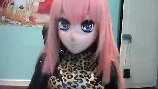 Lateks kigurumi web akışı