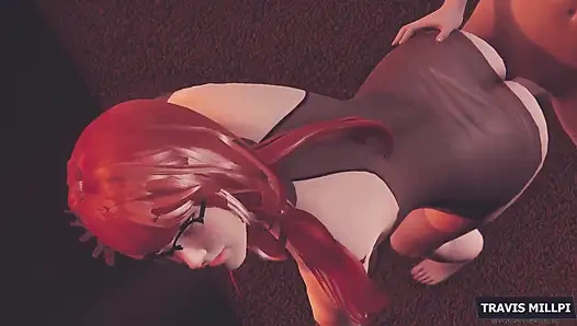 Bu orta yaşlı seksi kadın arka arkaya 2 büyük dölleme yapabilir - Travser Millpi