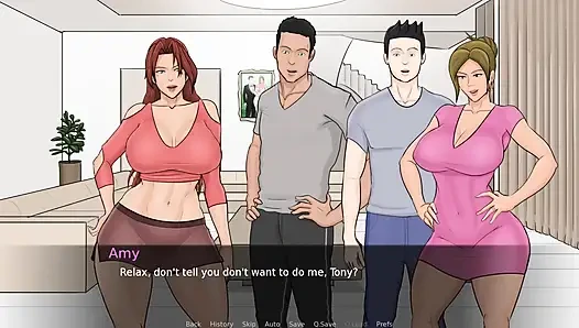 Eva'nın ecstasy oyunu #06 iki büyük memeli hatun partnerlerini değiştirmek istiyor