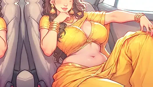 Hot Indian Bhabhiyan With Their Devar in Car Masti Video