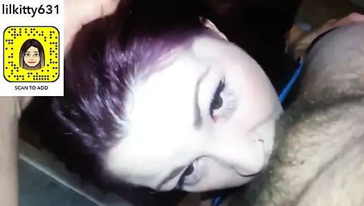 Bir profesyonelden seksi deepthrating