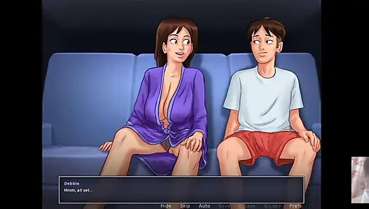 "YAZ ZAMANı EFSANESI"YENI GÜNCELLEME! Orta yaşlı seksi üvey anne debbie beni mastürbasyon yaparken yakaladı!!