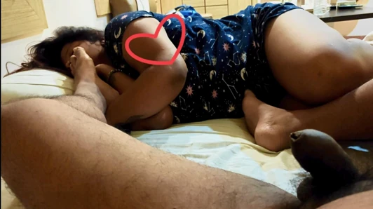 Real Desi Bhabhi Indian Slave Olivia used for feet licking, rubbing and hairplay while resting to satisfy for ultimate cum shot