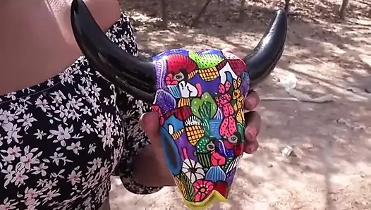 Sıcak Meksika güneşinde azgın seks