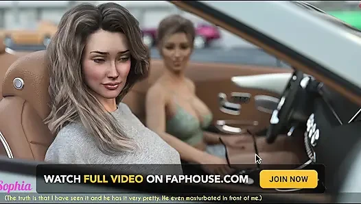 Awam sophia sürtük baskısı - Sophia'nın Dylan'ın yarağını emmeyi hayal ederken Ellie ile lezbiyen oyunu