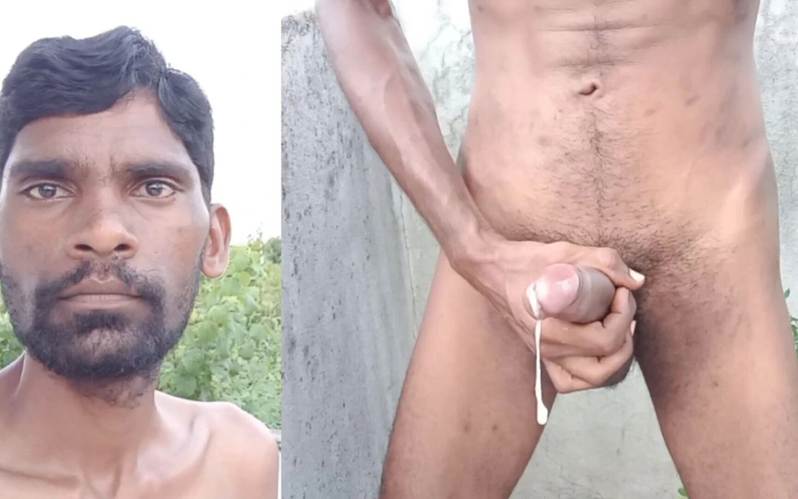 Rajesh playboy 993 dışarıda çıplak göt deliğini teşhir ediyor açık havada mastürbasyon büyük yarak ve yere boşalıyor