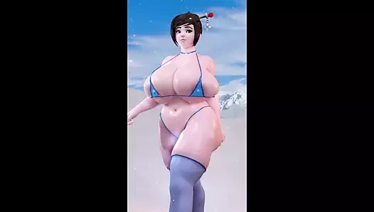 AlmightyPatty ateşli 3 boyutlu seks hentai derlemesi - 347