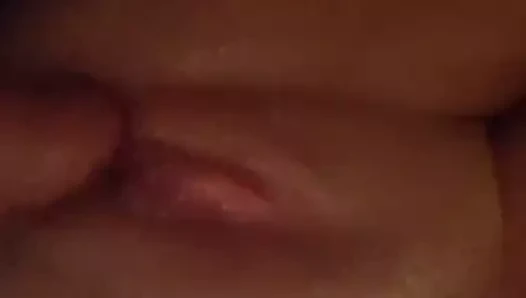 Sulu ıslak kedi tokat tarafından büyük beyaz horoz