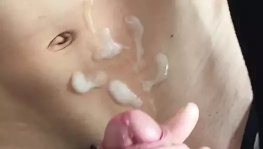 Cum bir çok üzerinde korkak femboy