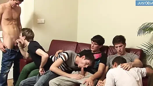 Eşcinsel grup seks partisi - eşcinsel partisi