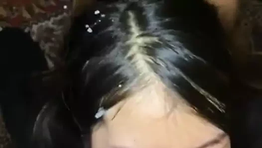 Latina hizmetçi molamda otel odasında yüz bakımı yapıyor!