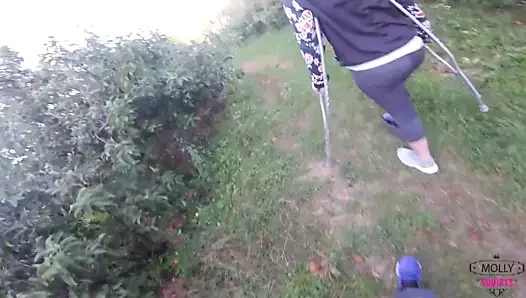 Balkabağı yamasında sakatlandı