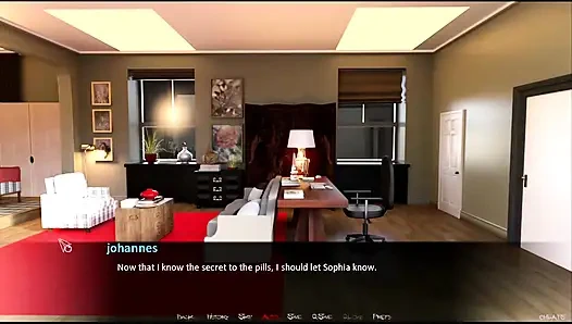 İhanete uğradı #3 - sarışın Kadın Johannes'e striptiz gösterisi yaptı ... Sophia Johannes'e oral seks yaptı