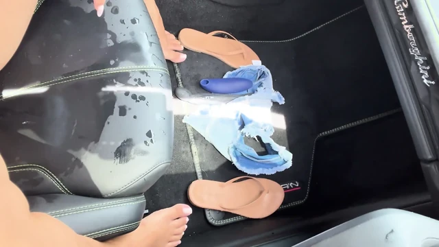 I squirted all in my Lamborghini and ruined it