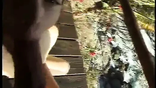 geiler Fick auf der Strandhaus Terrasse