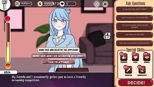 Azgın işe alım seks oyunu [bölüm 02] çıplak mod [18+] çıplak oyun / seks oyunu