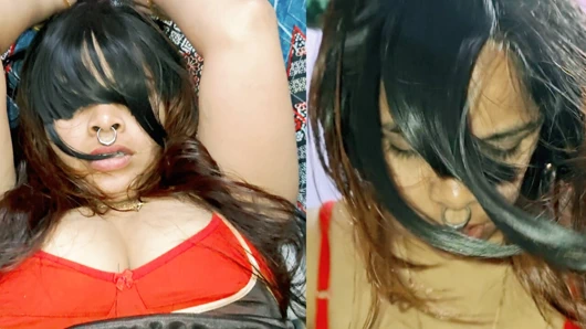 Evli Tamil yenge kocasını aldatıyor ve erkek arkadaşı tarafından sikiliyor (Hintçe ses)